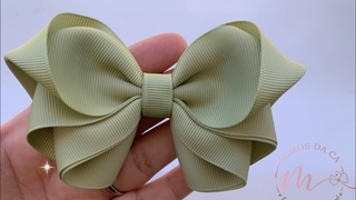 LAÇO SHEILA FOLHA🎀DIY-PAP-RIBBON