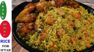 Homemade Cajun Shrimp Rice | Perfect for Iftar and Ramadan | @MULTIRECIPIESANDCOOKERIES