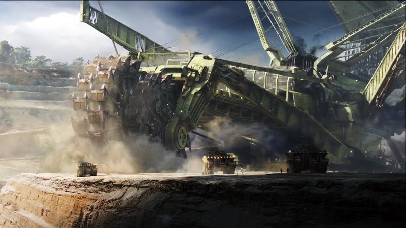 The Real life Excavator ( Bagger 293 Bucket
