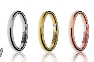 FINGERPRINTS WEDDING BANDS