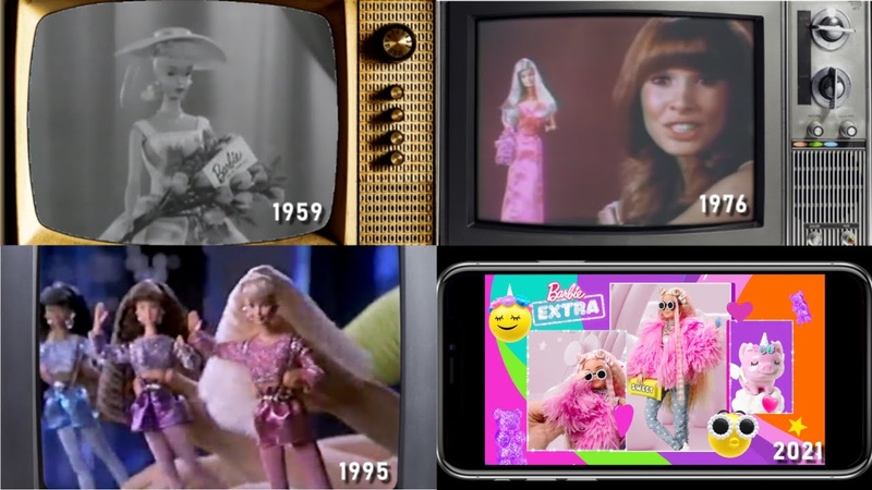 8 Barbie Commercials from 8 Different Decades (1959