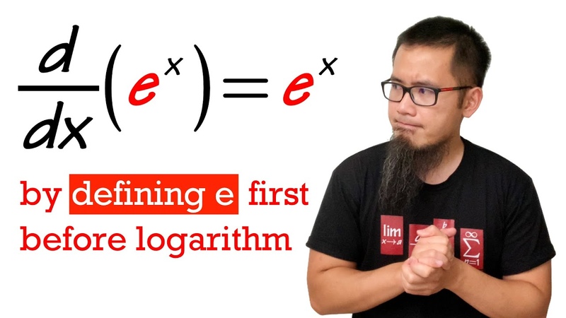 Why is the derivative of e x equal to e