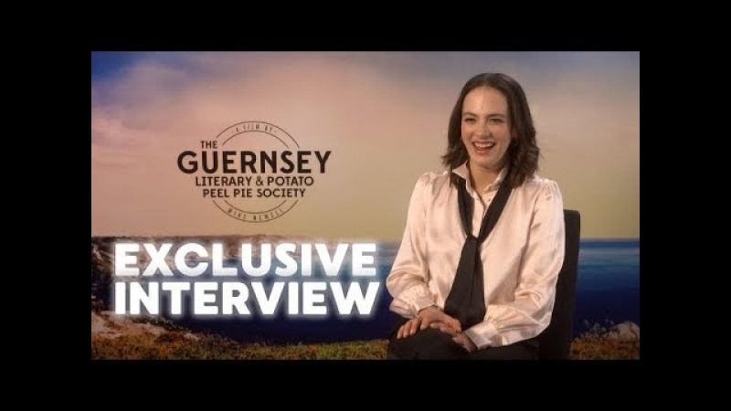 Jessica Brown Findlay Interview The Guernsey Literary and Potato Peel Pie