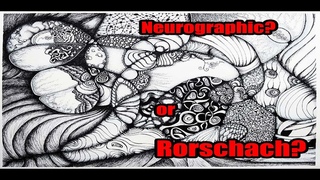 Did this Neurographic Art Transform into an Intricate Rorschach Ink Doodle