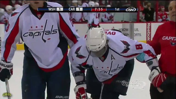 ( HD Slow Mo) Alex Ovechkins Cheap Shot On Tim Gleason (11 30
