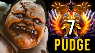 When Rank 7 Plays Pudge Carry  Sick Performance | 1 Min  1 Heap Stack | Pudge Official