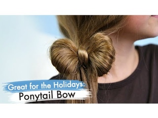 Ponytail Bow | Easy Hairstyles | Cute Girls Hairstyles