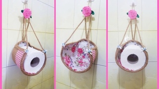 PORTA PAPEL HIGINICO de botella plstica - DIY Porta Papel Higinico