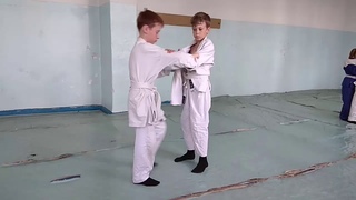 Передняя подножка.Tai Otoshi. Дзюдо. Самбо