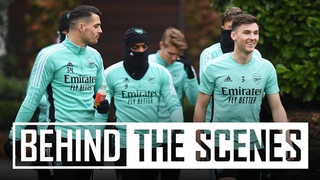 Ice cold finishes at an ice cold Colney | Behind the scenes at Arsenal training centre