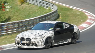 2023 BMW M4 CSL SPIED TESTING AT THE NRBURGRING