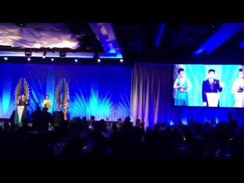 Adam Lambert receiving GLAAD award 5, 11,