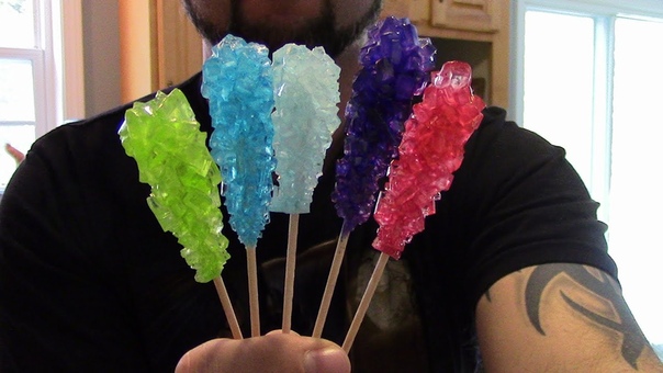 HOMEMADE MAPLE ROCK CANDY. ( SUGAR