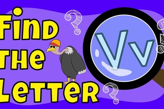 Alphabet Games | Find the Letter V