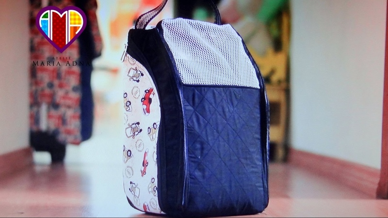 Bolsa de tecido Kerta. Compre o projeto com moldes medidas e passo a passo no Maria Adna