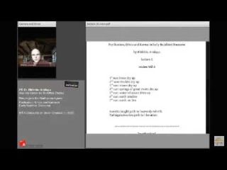 Бхиккху Аналайо. Чтения в Мадхьяма агаме 9 мая 2011