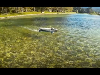 Rc Kometa hydrofoil (1st successful flight on new foils)