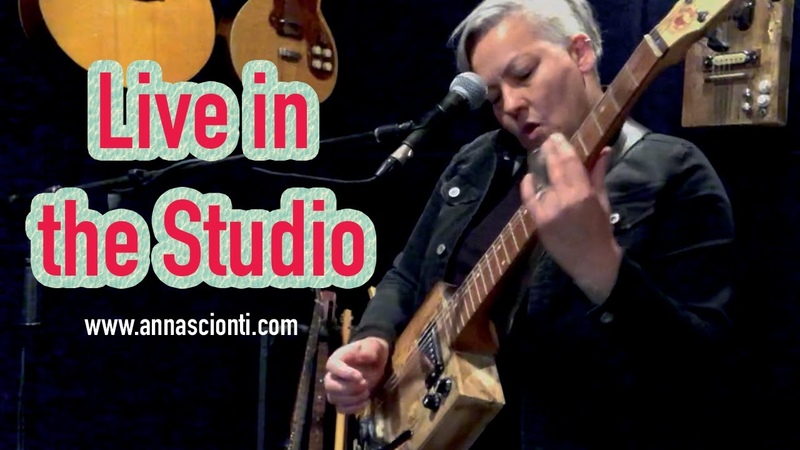 TIME TO GET UP cigar box guitar original song performed Live ( Anna