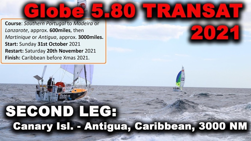 SECOND LEG: Adventure Globe 5. 80 Transat 2021. Canary Isl. Antigua, Caribbean, 3000 NM. Обзор,