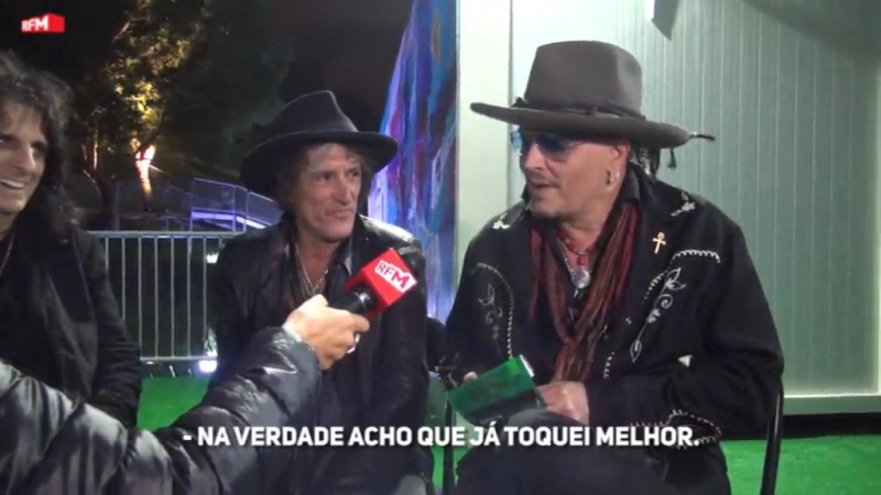 Radio RFM Alice Cooper, Joe Perry and Johnny