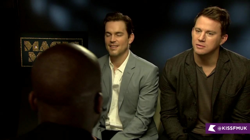Channing Tatum Matt Bomer talk Magic Mike XXL