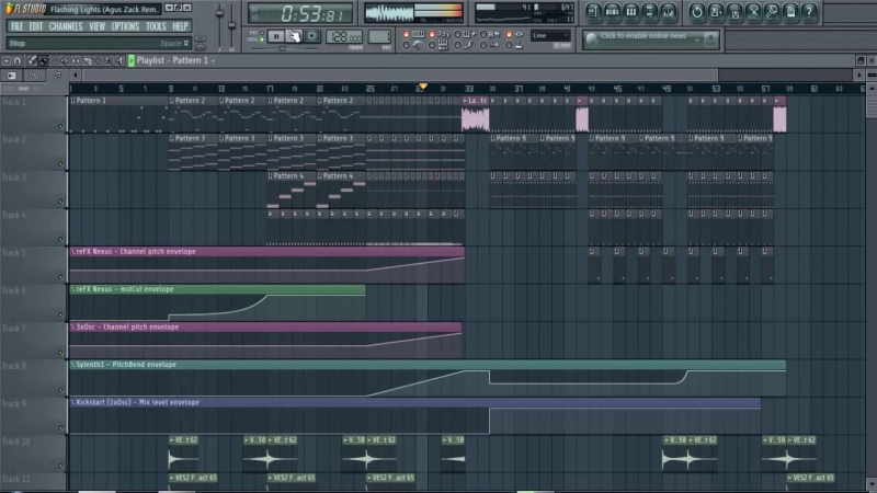 Laidback Luke D. O. D Flashing Light FL Studio