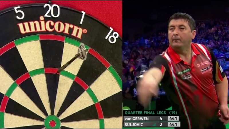 Michael van Gerwen vs Mensur Suljović ( PDC Unibet Masters 2017, Quarter