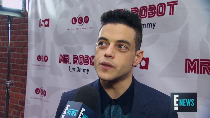 Mr. Robot Cast Gushes Over Sam Esmail Emmy Rossums Wedding E Live from the Red