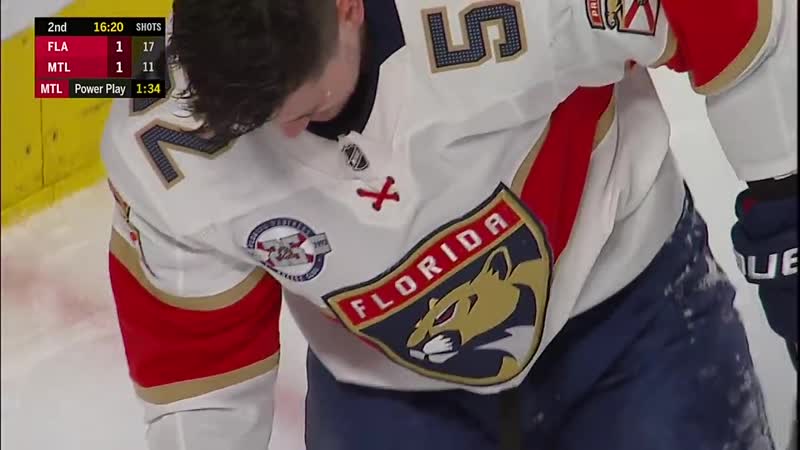 Paul Byron Crushes Mac Kenzie Weegar Against The Glass On Charging