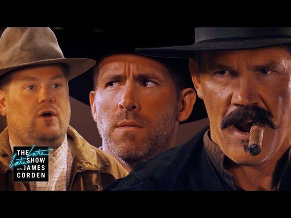 Before Deadpool 2 Ryan Reynolds Josh Brolin Did a Western Cordens Sketch of the
