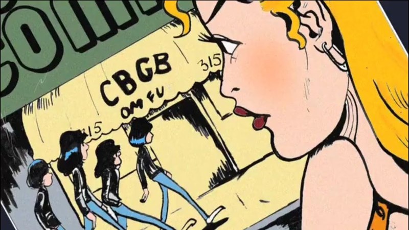 Ramones Cartoon Sheena Is A Punk