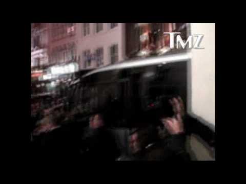 Michael Jackson Mobbed in London March 6