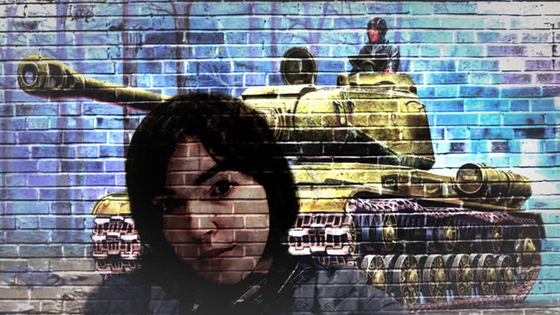 Девушка стримит WOT Погнали