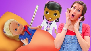 Steffi se pone enferma. Barbie va a la frutera. Vdeos para nias