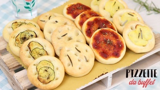 PIZZETTE DA BUFFET SOFFICI FATTE IN CASA  | MILLE GUSTI Ricetta facile | buffet pizza
