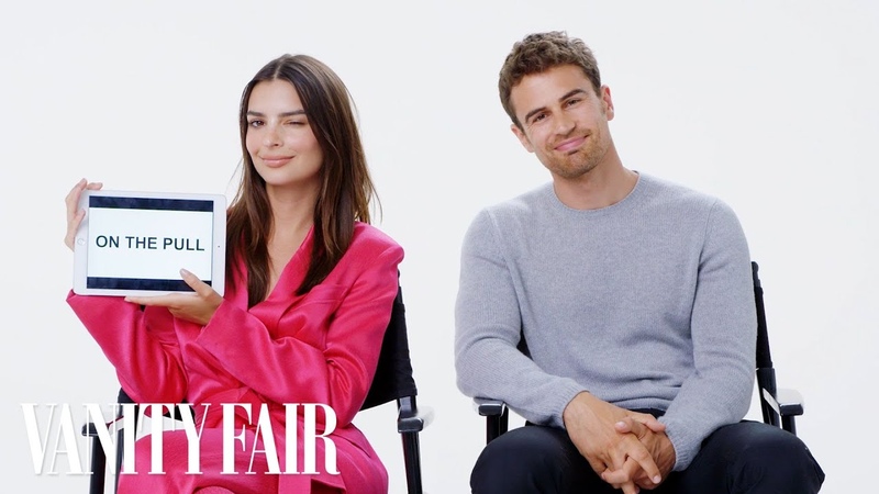Emily Ratajkowski and Theo James Teach You British Slang, Vanity