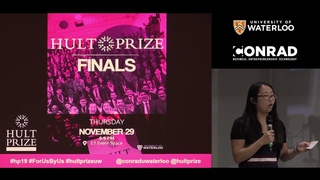 Hult Prize Finals 2019 at University of Waterloo - For Us By Us