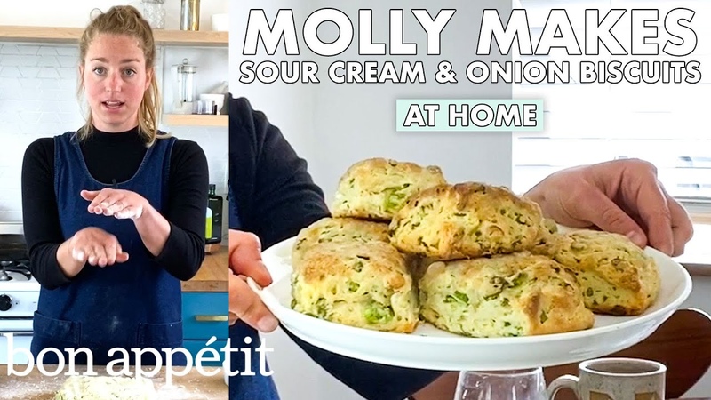 Molly Makes Sour Cream and Onion Biscuits, From the Home Kitchen, Bon