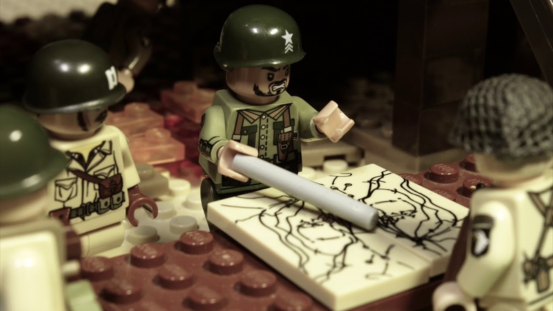 LEGO WW2 NORMANDY БРАТЬЯ ПО ОРУЖИЮ мультфильм о войне 2