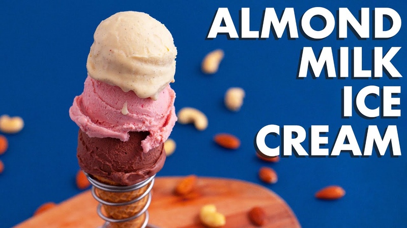 THE BEST Cashew Almond Milk Ice Cream