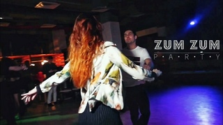 ZumZum Party. Viktor Fomichev and Evgenia Stecenko. Lambada improvisation (LambaZouk)