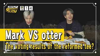 GOT7 Golden key  Mark VS otter The voting results of the reformed tee