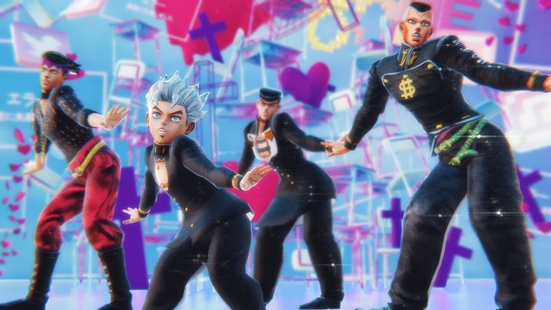 JOJO MMD duwang gang after ambulance yeets