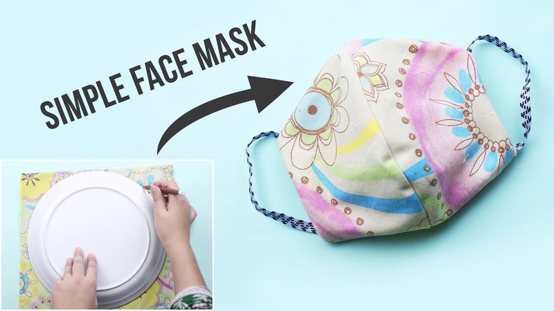 Fabric Face Mask Sewing Tutorial, DIY Face Mask Sewing Machine, Sew a Face Mask Video by 92