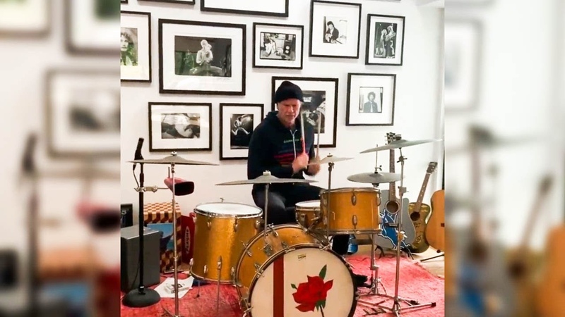 Chad Smith ( Red Hot Chili Peppers) Home Drum Session, Quarantine, April,