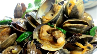 Taishan's stir fry Clams with fermented black beans Sauce