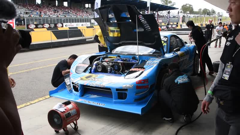RE Amemiya Hurricane RX7 pit stop WTAC