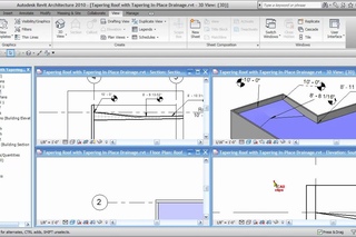 CADclip - Tapered Roof Cricket With In-Place Sweep Blend