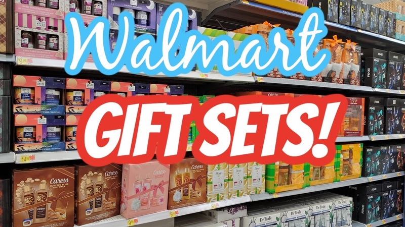 WALMART GIFT SETS SHOP WITH ME