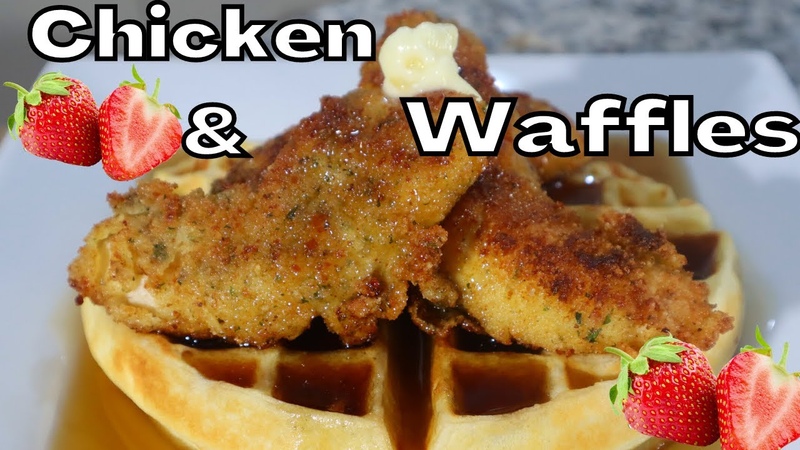 Delicious Chicken And Waffles